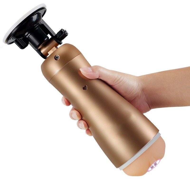 Induction Interactive Pronunciation Airplane Bottle Double Vibration Men's Masturbator — image 6