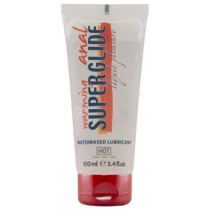 HOT - ANAL SUPERGLIDE WARMING LIQUID PLEASURE WATERBASED LUBRICANT 100 ML