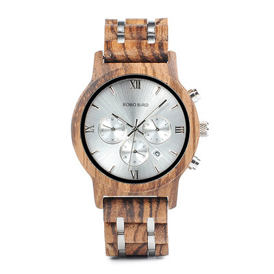 All wooden watch quartz watch - 图片 2