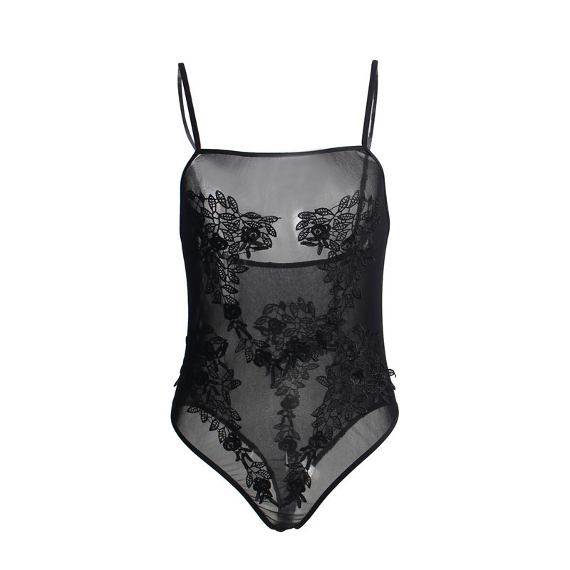 Perspective of Sexy One-piece Underwear Sling Mesh — image 3
