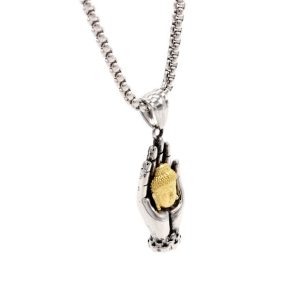 Buddha palm pendant