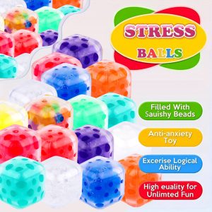 Square Water Beads Squeezing Toy Squeeze Vent Ball Toy