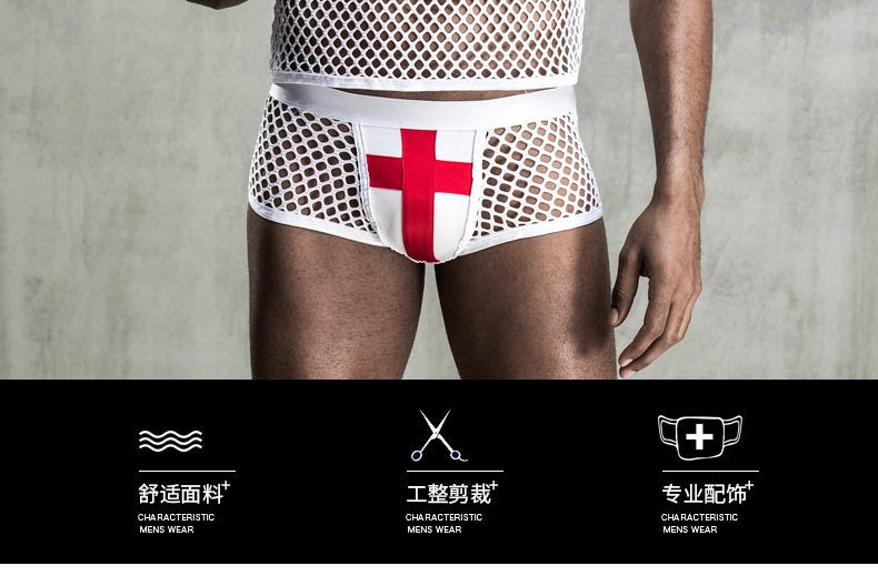 Men's Erotic Netting Wear White Doctor Uniform Temptation European And American — image 3