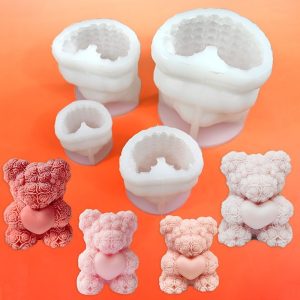 Love Bear Squeezing Toy Silicone Mold