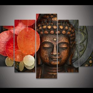 Brown buddha painting