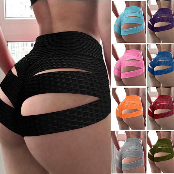 10 Color Bubble Cloth Ripped Hip Pants