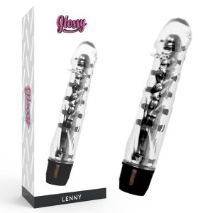 GLOSSY - LENNY VIBRATOR BLACK