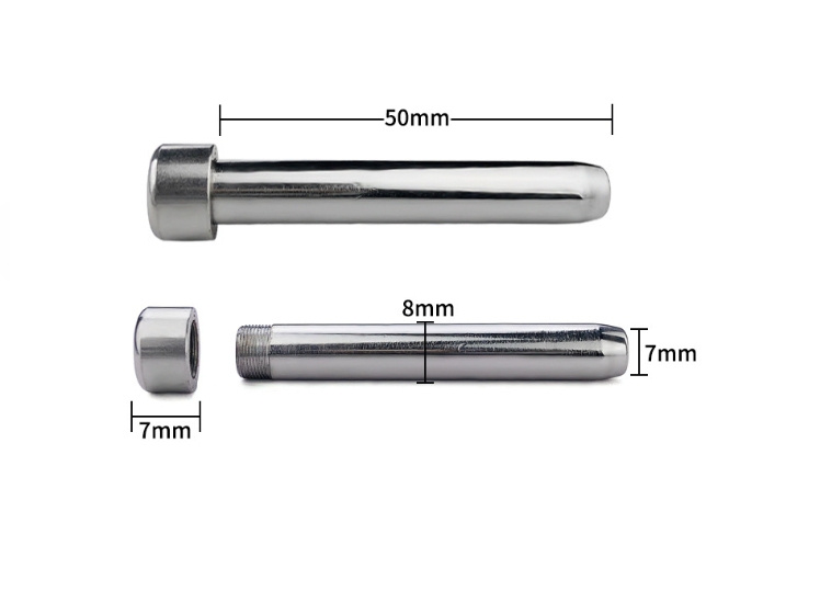 Arc Ring Wear Suit Single And Double Stainless Steel Negative Series Men's Chastity Lock — image 6