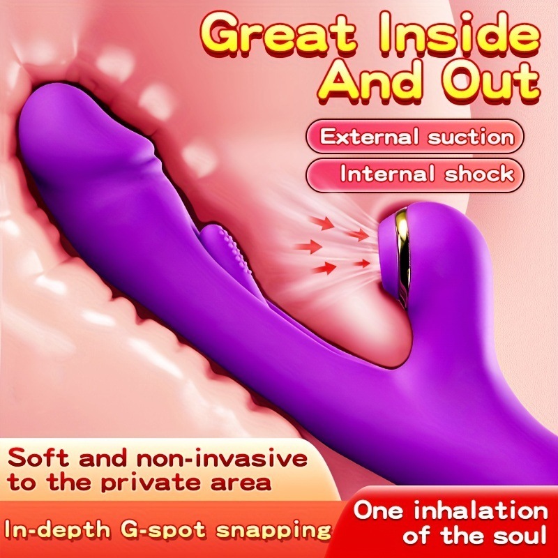 Portable Rabbit Ears Pleasure Toy Set - 10 Powerful Modes, Thrusting & Massage For Men And Women - Summer Gift For Wellness And Pleasure For Women Pleasure Relaxation Tools Deep Tissue — image 3