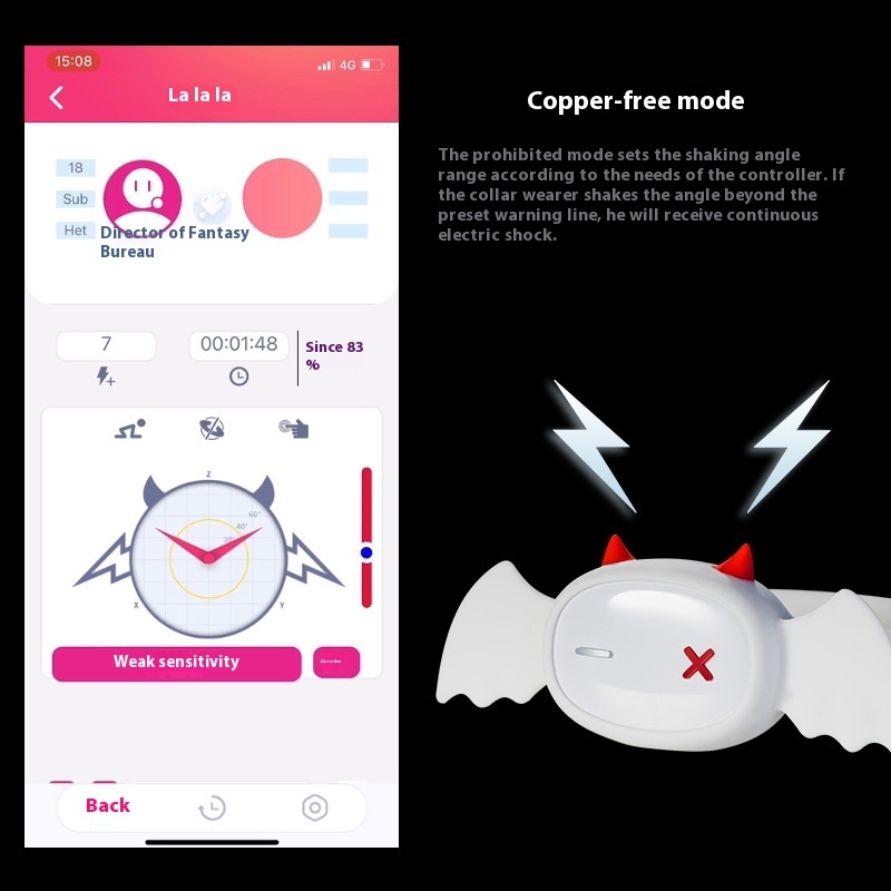 Remote Electric Shock Collar APP Toy — image 7