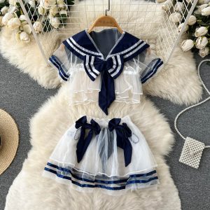 Women's Fashion Academy Style JK Set