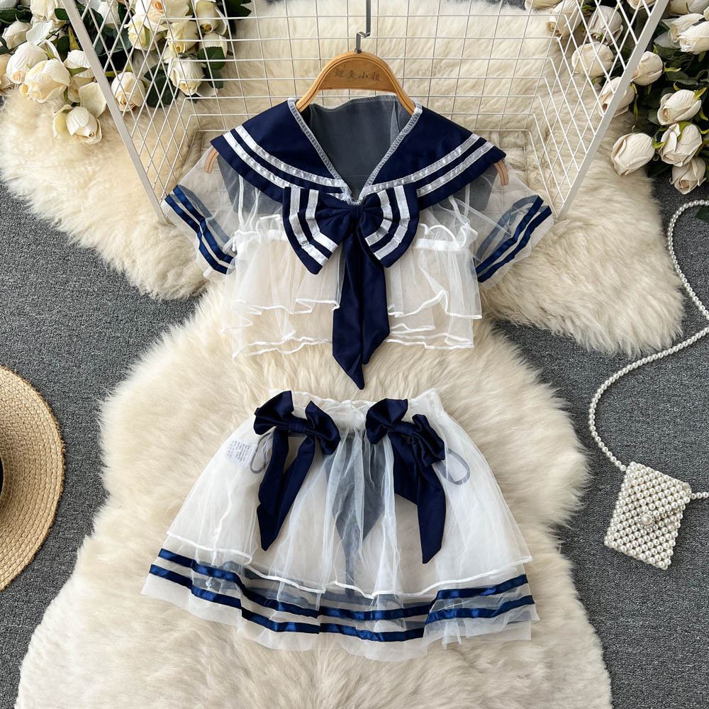 Women's Fashion Academy Style JK Set