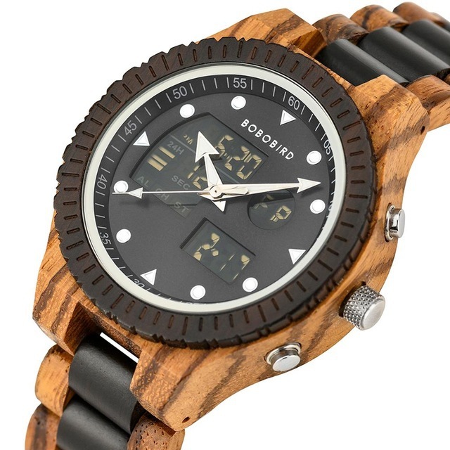 Men's Wooden Watch, Men's Watch, Christmas Gift Watch - 图片 4