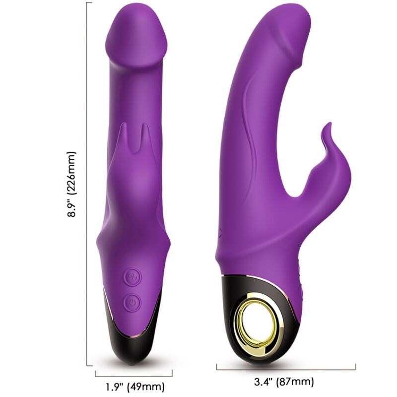 ALIVE - CARIBBEAN SHINE VIBRATOR SUCTION CUP FUCHSIA