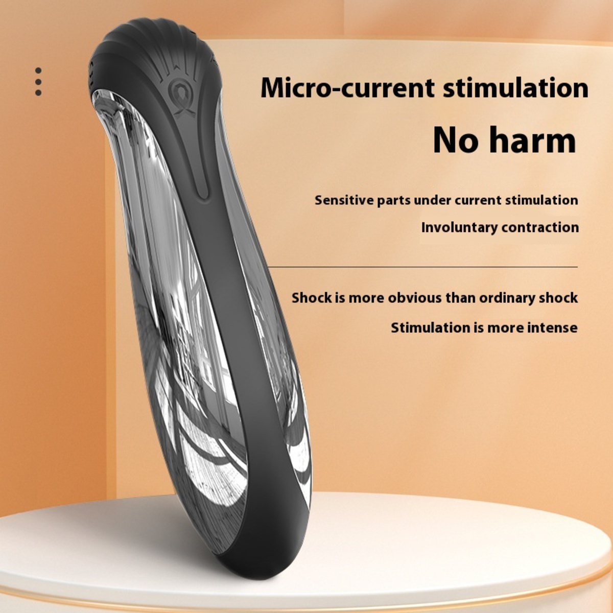 Micro-Current Electric Shock Vibrator, 3 Current Levels 9 Vibration Modes VibratorUSB Rechargeable, Silent Personal Wellness Massager For Women — image 2