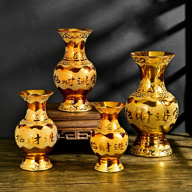 For Buddha Vase Ceramic Home Furnishing Buddha Hall - 图片 6