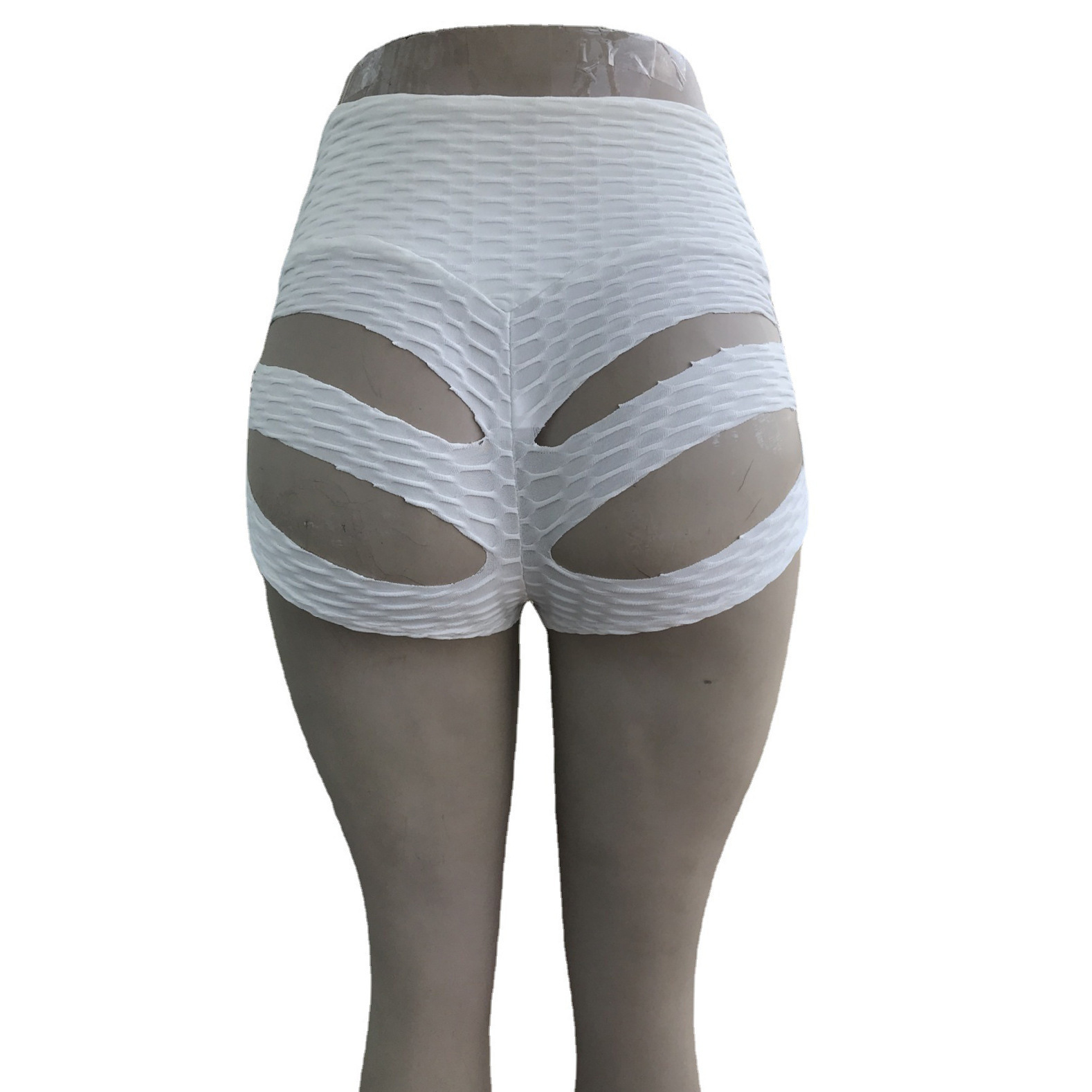 10 Color Bubble Cloth Ripped Hip Pants — image 6