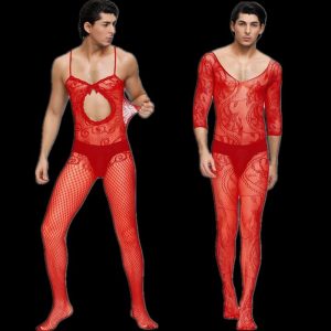 Dragon Flower One Piece Mesh  Pantyhose