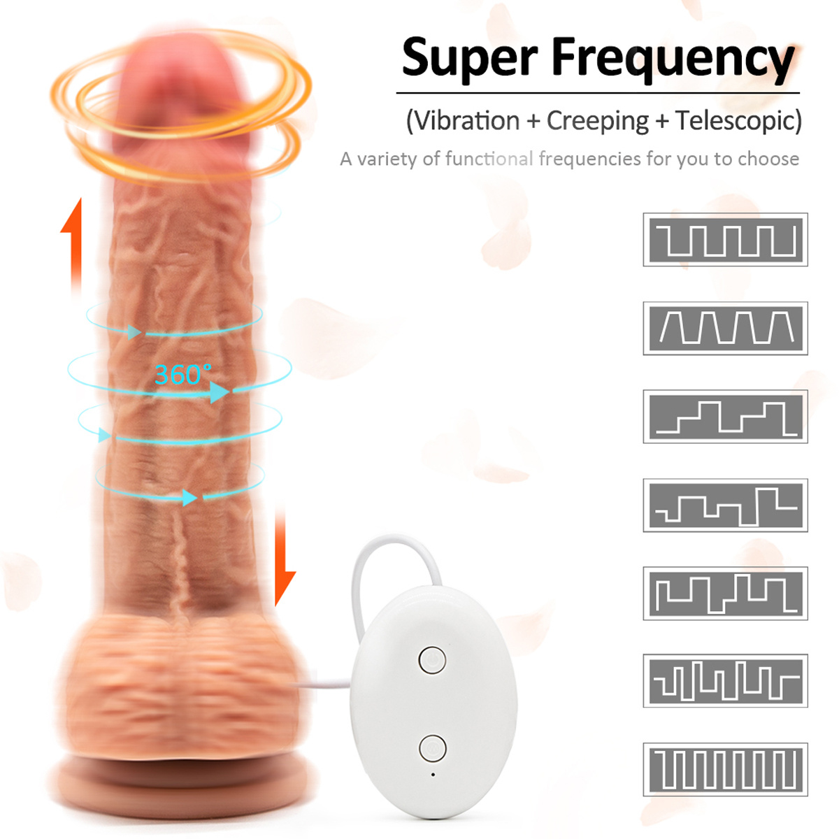 Portable Electric Rabbit Gift Adult Toys For Women 8 Mode Bullet Tool Massage Thrusting Machine Wellness USB Fast Charge — image 4