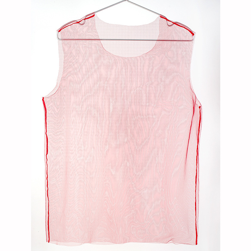 Mesh Full Transparent Racer Vest Loose Sexy Wide-shoulder Underwear — image 2