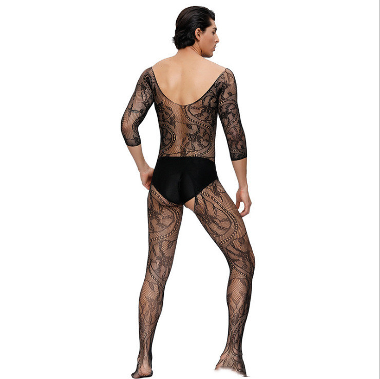Dragon Flower One Piece Mesh  Pantyhose — image 5