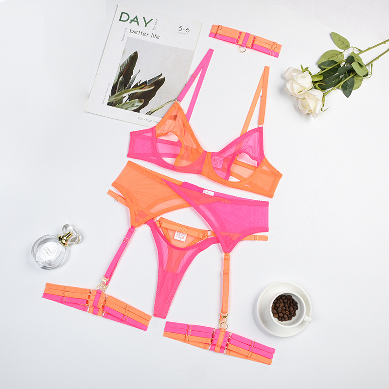 Women's Breathable Mesh Perspective Fun Underwear Set — image 5