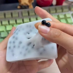 Decompression Toy Squeeze Black Head Tofu Block Squeezing Toy