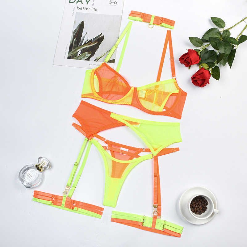 Women's Breathable Mesh Perspective Fun Underwear Set — image 6