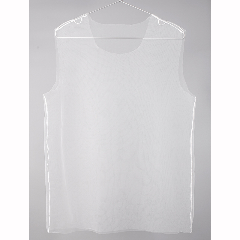 Mesh Full Transparent Racer Vest Loose Sexy Wide-shoulder Underwear — image 7