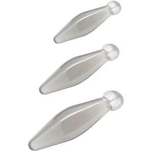 ANAL PLAY 3-PIECE TRANSPARENT FINGER RIMMER