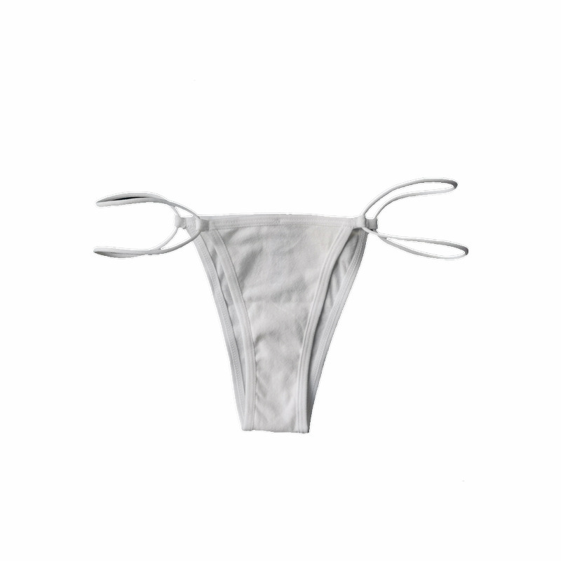 Women's Sports One Piece Cotton Strap Mini Thong — image 3