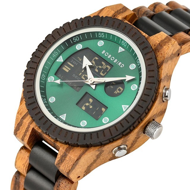 Men's Wooden Watch, Men's Watch, Christmas Gift Watch - 图片 2