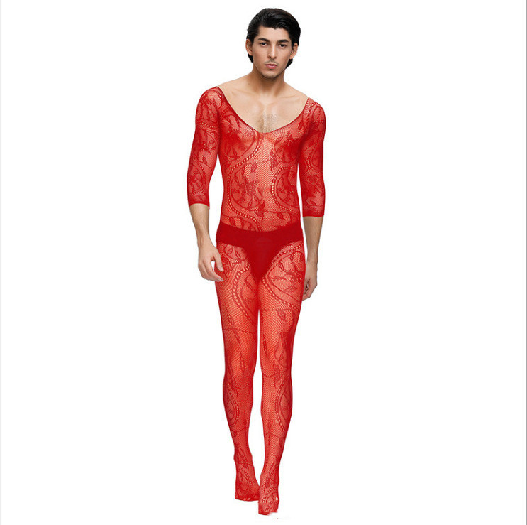 Dragon Flower One Piece Mesh  Pantyhose — image 3