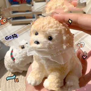 Oversized Poodle Squeezing Toy Poodle Large Ornaments
