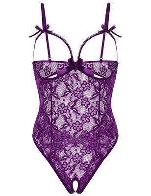 Ladies Fashion New Lace Sling Sexy One-piece — image 5