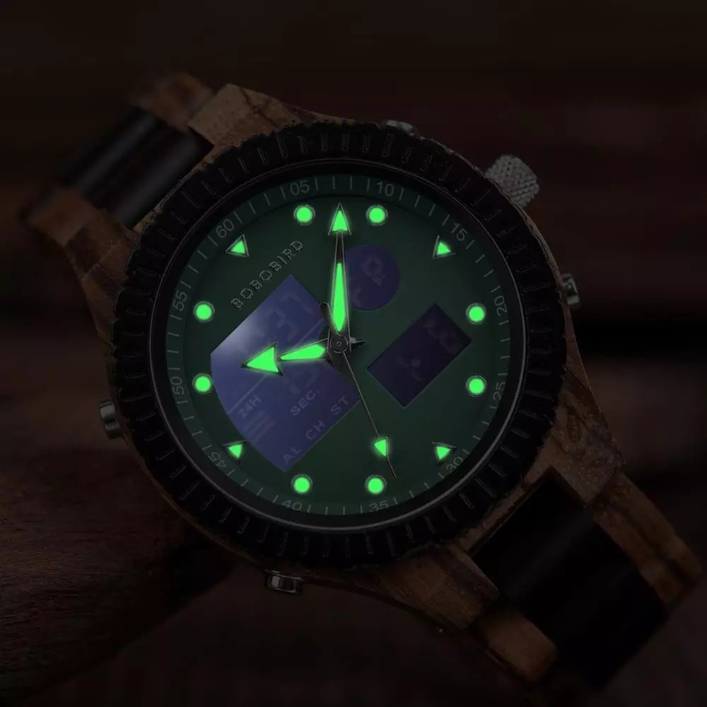 Men's Wooden Watch, Men's Watch, Christmas Gift Watch - 图片 5