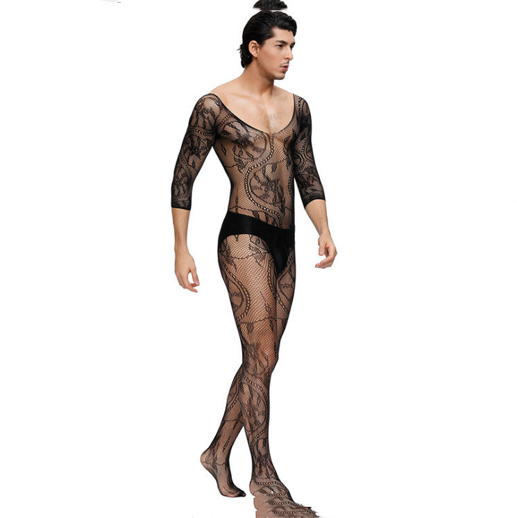 Dragon Flower One Piece Mesh  Pantyhose — image 6