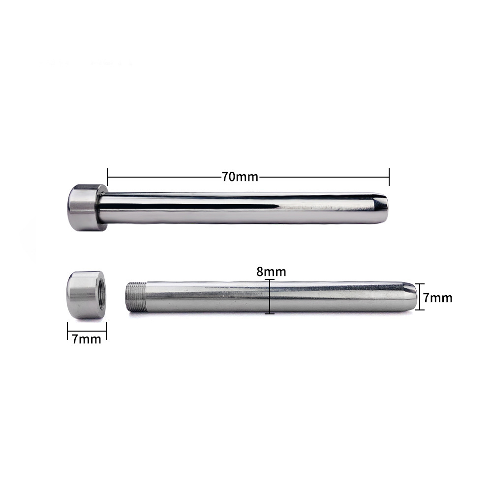 Arc Ring Wear Suit Single And Double Stainless Steel Negative Series Men's Chastity Lock — image 7