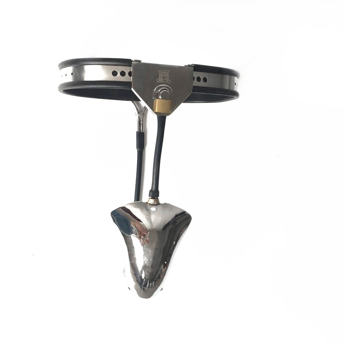Stainless Steel Men's Chastity Belt — image 5