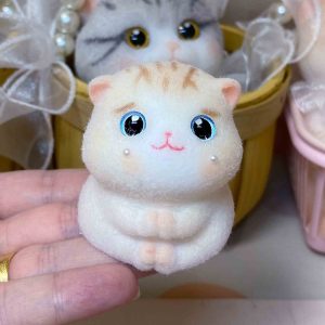 Simulation Cat Squeezing Toy Silicone Pressure Reduction Toy