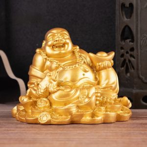 Maitreya Buddha Ornament Ingot-shaped Buddha Decoration Home Altar Item