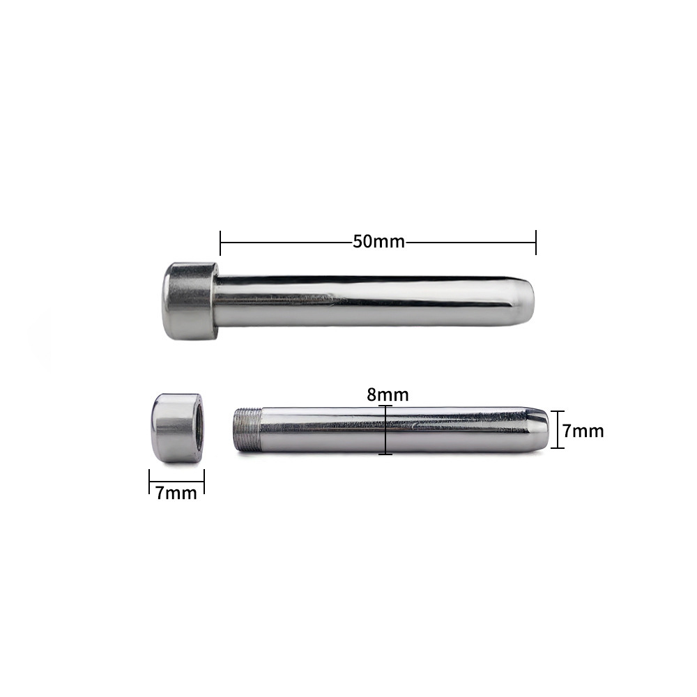 Arc Ring Wear Suit Single And Double Stainless Steel Negative Series Men's Chastity Lock — image 2