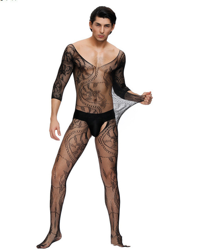 Dragon Flower One Piece Mesh  Pantyhose — image 2
